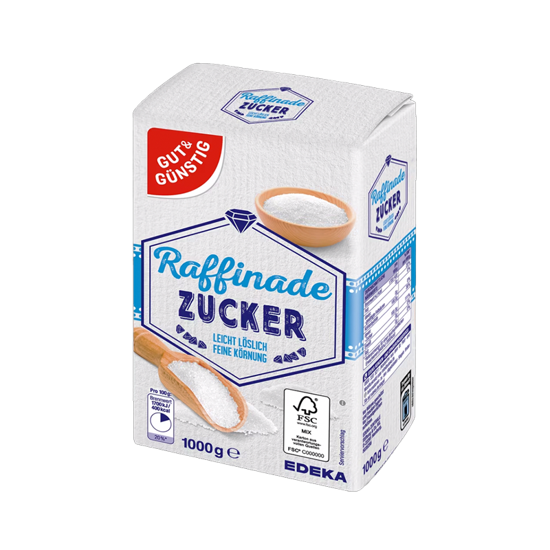 Raffinade Zucker