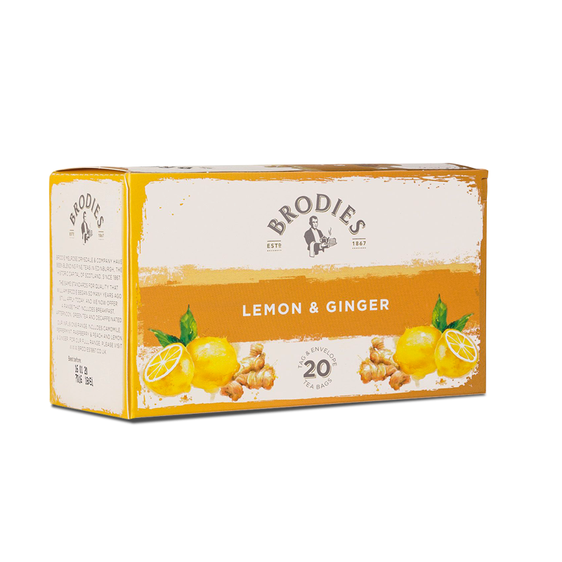 Brodies Tea Lemon & Ginger